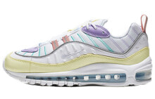 Nike Air Max 98 复活节 低帮 跑步鞋 女款 白黄 / Кроссовки Nike Air Max 98 AH6799-300