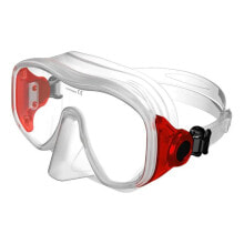 Masks and snorkels for scuba diving