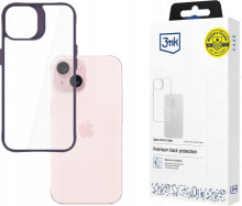 3MK Apple iPhone 15 - 3mk Satin Armor Case+ Purple