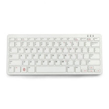 Комплектующие и запчасти для микрокомпьютеров официальная клавиатура для Raspberry Pi модели 4B/3B+/3B/2B - красно-белый