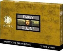 Купить краски для рисования для детей ASTRA: Astra FARBY OLEJNE ASTRA 18ML - ZESTAW NR 2