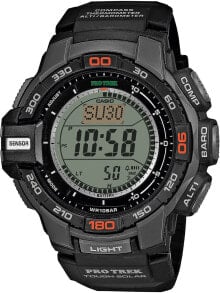 Мужские электронные наручные часы Casio PRG-270-1ER Pro Trek solar 52mm 10ATM