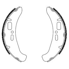 FERODO Eco FSB892EF brake shoes