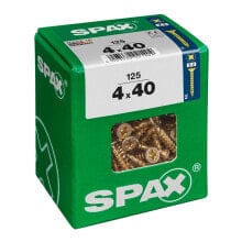 SPAX Yellox 4.0x40 mm Flat Head Wood Screw 125 Units