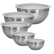 Dishes and salad bowls for serving