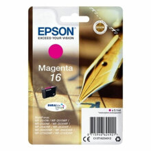Картриджи для принтеров Картридж с оригинальными чернилами Epson Cartucho 16 magenta Розовый