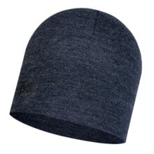 Мужская шапка синяя трикотажная Buff Merino Midweight Hat Beanie M 1180077791000