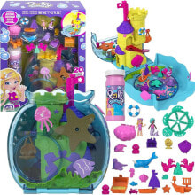 Купить куклы и пупсы для девочек Mattel: MATTEL Polly Pocket Bubble Aquarium Set Hhh51 doll