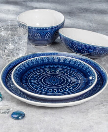 Euro Ceramica fez Dinnerware Set, 16 Piece