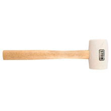 STEIN White rubber mallet wood handle 450g