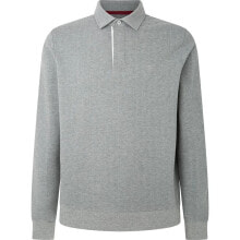 HACKETT Hbone Jacq Rugby Long Sleeve Polo