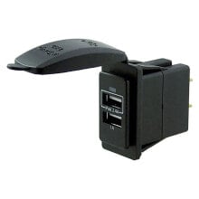 TALAMEX USB Socket Double 3.4A Switch Mount