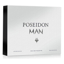 Парфюмерные наборы poseidon Man Набор: Туалетная вода 150 мл + Гель для душа 150 мл + Лосьон после бритья 150 мл