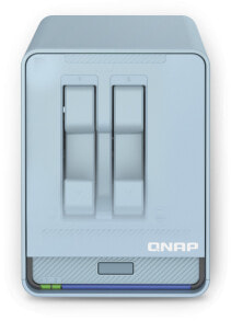 Сетевые хранилища NAS QNAP QMiroPlus-201W NAS Настольный Подключение Ethernet Синий J4125 QMIROPLUS-201W