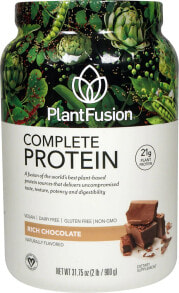 Сывороточный протеин PlantFusion Complete Protein Комплекс с растительным протеином - 21 г белка на порцию 900 г с шоколадным вкусом