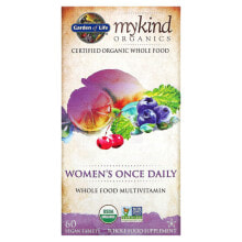 Organics, Women's Once Daily, 60 Vegan Tablets