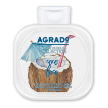 Средства для душа agrado Trendy Bubbles Collection Shower Gel Увлажняющий кокосовый гель для душа 750 мл