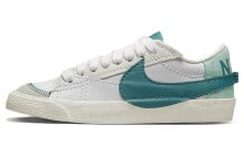 Nike Blazer Low 防滑耐磨 低帮 板鞋 女款 白绿 / Кроссовки Nike Blazer Low DQ1470-106