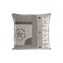 Cushion DKD Home Decor Grey White Vintage 45 x 15 x 45 cm