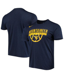 Nike men's Navy West Virginia Mountaineers Basketball Drop Legend Performance T-shirt