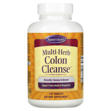 Витамины и БАДы для пищеварительной системы Nature's Secret, Multi-Herb Colon Cleanse, 275 таблеток
