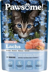 Pawsome Pawsome Junior Lachs - łosoś saszetka 85g