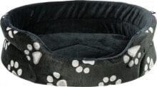 Лежаки и домики для собак Trixie Jimmy, legowisko, dla psa/kota, owalne, czarne, 65x55 cm