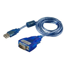 Компьютерные разъемы и переходники aLLNET ALL0178V2 кабель последовательной связи Синий 1,5 m USB A RS232