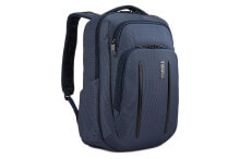 Мужской повседневный городской жесткий синий рюкзак для ноутбука Нейлон Синий Thule Crossover 2 C2BP-114 Dress Blue  3203839