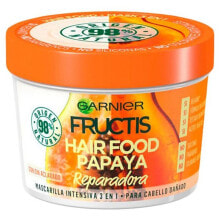Маски и сыворотки для волос GARNIER Hair Food Papaya Fructis Восстанавливающая маска для поврежденных волос 390 мл
