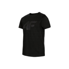 Мужские спортивные футболки мужская спортивная футболка черная 4F JTSM002