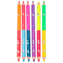DEPESCHE Ylvi Duo Colour Pencils 6 Units