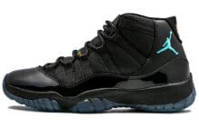 Jordan Air Jordan 11 retro gamma blue 轻便 高帮 复古篮球鞋 男女同款 伽马蓝 / Кроссовки Nike Air Jordan 11 Retro Gamma Blue (Черный)