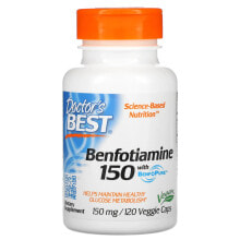 Doctor's Best, Benfotiamine with BenfoPure, 300 mg, 60 Veggie Caps