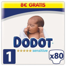DODOT Recove New Born Sensitive Diapers Size 1 80 Units