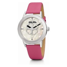 Женские наручные часы женские наручные часы с розовым кожаным ремешком Folli Follie WF13T040SPW ( 32 mm)