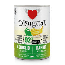 Купить товары для собак DISUGUAL: DISUGUAL Fruit Rabbit Banana 6x400g Wet Dog Food