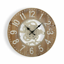 Настенное часы Versa 40 x 4,5 x 40 cm Металл Деревянный MDF
