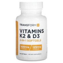 Vitamins K2 & D3, 120 Softgels