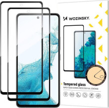 Wozinsky Wozinsky zestaw 2x super wytrzymałe szkło hartowane Full Glue na cały ekran z ramką Case Friendly Samsung Galaxy A33 5G czarny