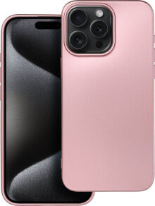 OEM Futerał METALLIC do IPHONE 15 Pro Max różowy