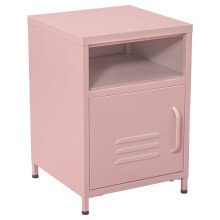 Nightstand Alexandra House Living Pink 35 x 51 x 35 cm