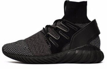 adidas originals Tubular Doom Primeknit 高帮 运动休闲鞋 男女同款 纯黑 / Кроссовки Adidas originals Tubular Doom Primeknit BY3131