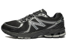 New Balance NB 860 低帮 跑步鞋 男女同款 黑白 / Кроссовки New Balance NB 860 ML860XC