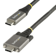 StarTech.com USB31CCSLKV50CM USB кабель 0,5 m USB 3.2 Gen 2 (3.1 Gen 2) USB C Серый, Черный