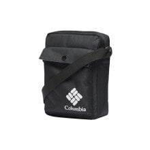 Мужские сумки через плечо Мужская сумка через плечо спортивная тканевая маленькая планшет черная Columbia Zigzag Side Bag