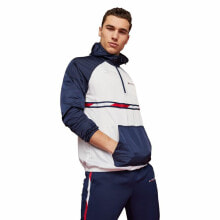 Men's Sports Jacket Tommy Hilfiger Colour-Blocked Dark blue
