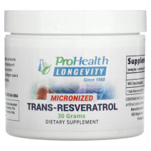 Trans-Resveratrol, Pure Micronized Powder, 30 g