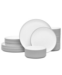 Colortex Stone 12-Pc. Dinnerware Set, Service for 4