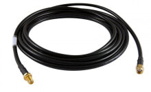 Комплектующие для телекоммуникационных шкафов и стоек aLLNET ANT-CAB-RSMA-RSMA-700 коаксиальный кабель 7 m R-SMA(m) R-SMA(f) LMR-195 Черный